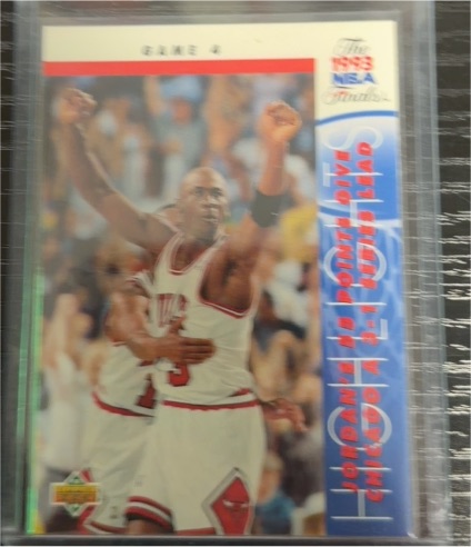 1993-94 Upper Deck #201 Michael Jordan Chicago Bulls NBA Finals Game 4 — front