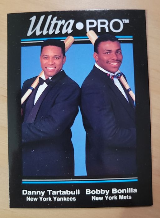 1992 Rembrandt Ultra-Pro Promos #P16 Danny Tartabull Bobby Bonilla — front