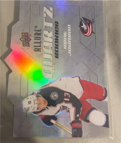2022-23 Upper Deck Allure Quartz Rookies #AQ-KJ Kent Johnson — front