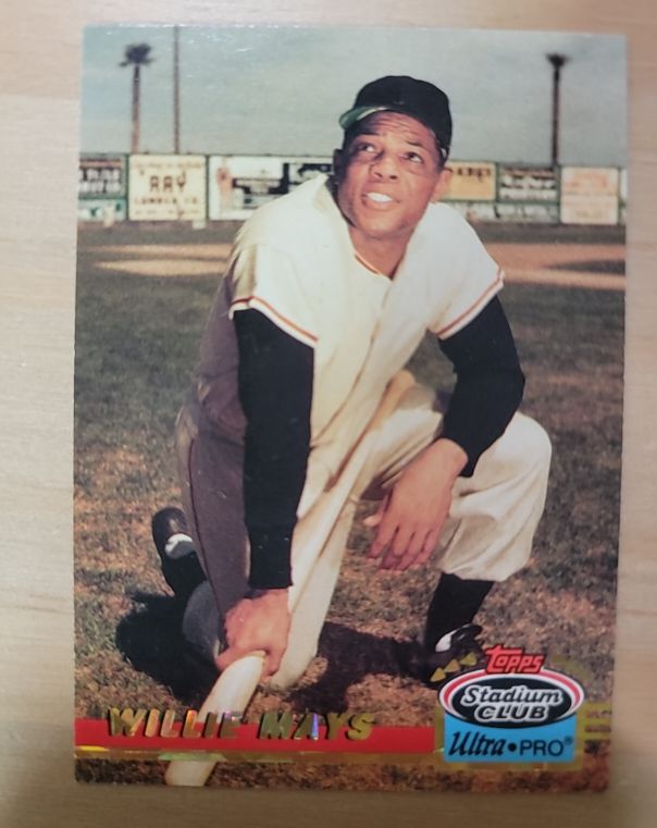 1993 Topps Stadium Club Ultra Pro #2 Willie Mays — front