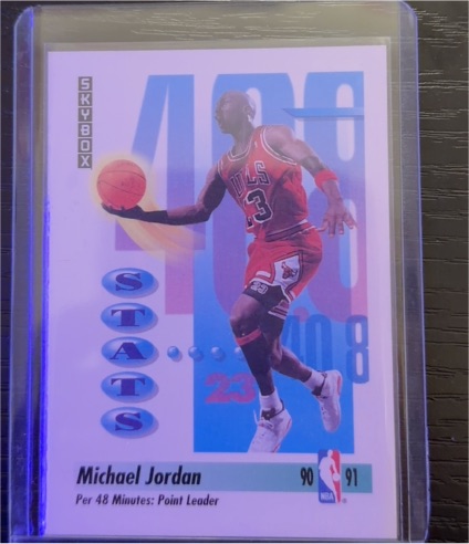 1990-91 Skybox #307 Michael Jordan — front