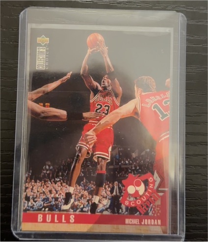 1995 Upper Deck Collector's Choice #324 Michael Jordan — front