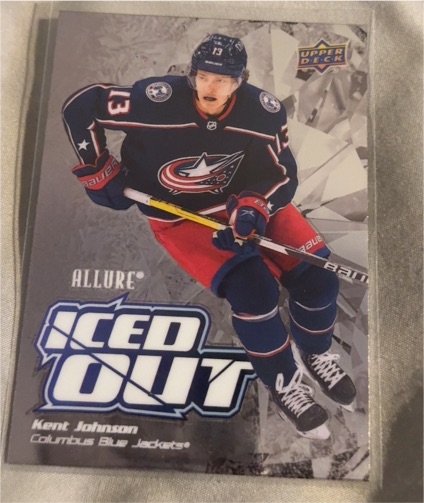 2022-23 Upper Deck Allure #IO-1 Kent Johnson Iced Out — front