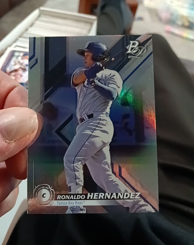 2019 Bowman Platinum Top Prospects #TOP-52 Ronaldo Hernandez — front