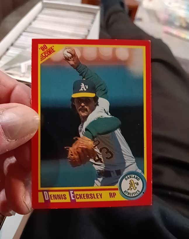 1990 Score #315 Dennis Eckersley — front