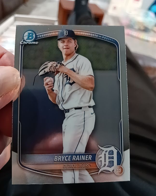 2025 Bowman Chrome Prospects #BCP-49 Bryce Rainer — front