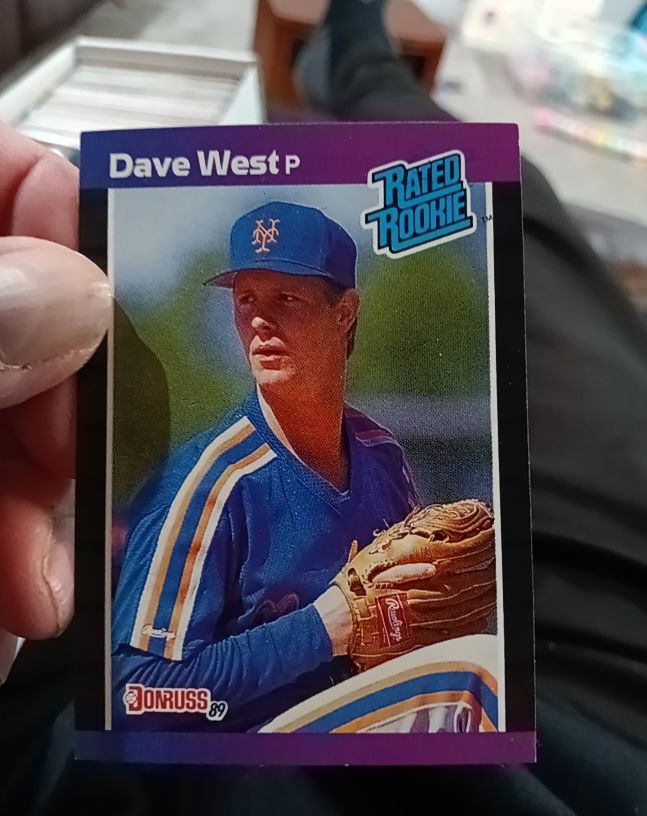 1989 Donruss #41 Dave West — front