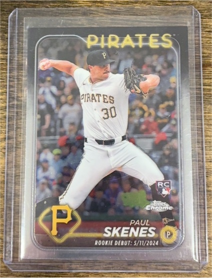 2024 Topps Chrome Update #USC27 Paul Skenes Rookie Debut — front