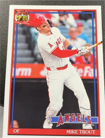 2026 Topps Series 1 #T91-1 Mike Trout — front