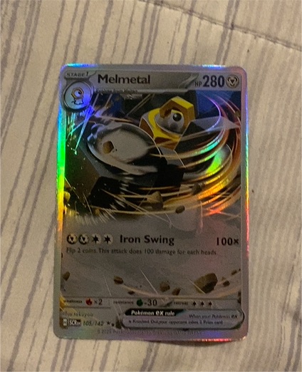 2022 Pokémon S&V Stellar Crown #105 Melmetal EX — front