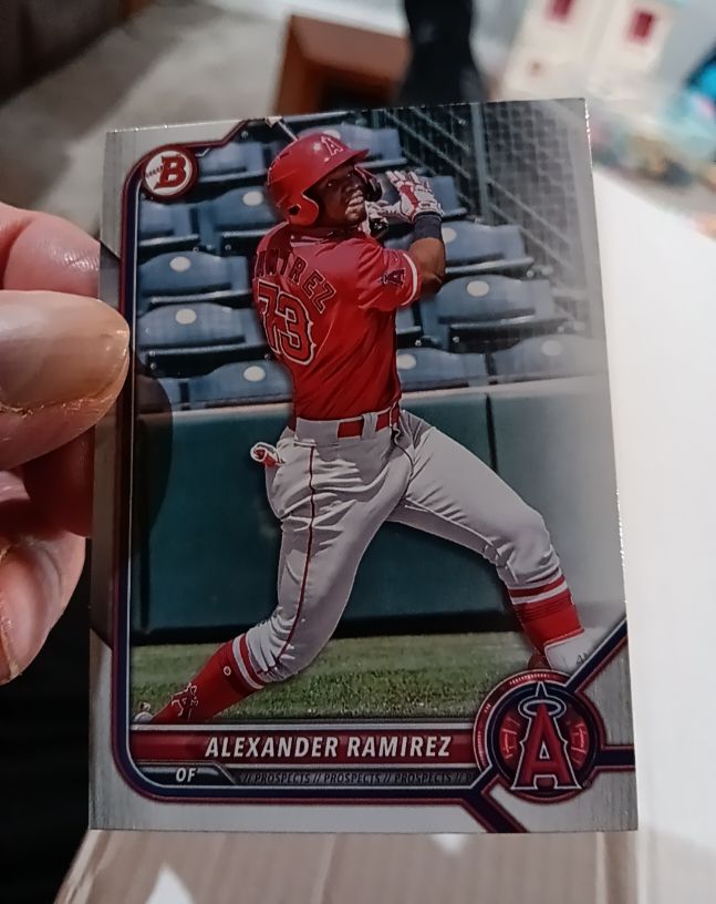 2022 Bowman #BP-38 Alexander Ramirez — front