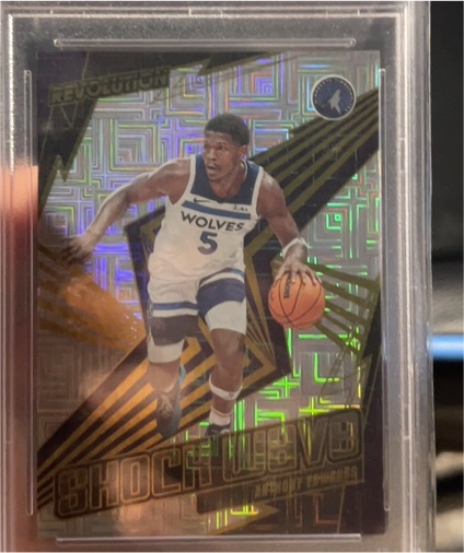 2023-24 Panini Revolution #8 Anthony Edwards Shock Wave Levels — front