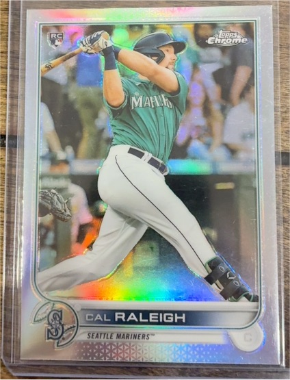 2022 Topps Chrome #149 Cal Raleigh — front