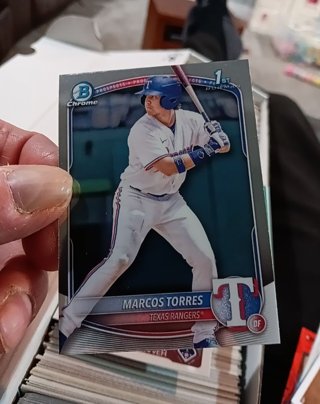 2025 Bowman Chrome Prospects #BCP-94 Marcos Torres — front
