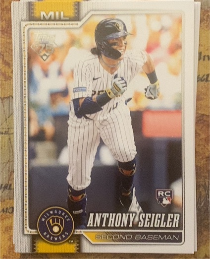 2026 Topps Series 1 #286 Anthony Seigler — front