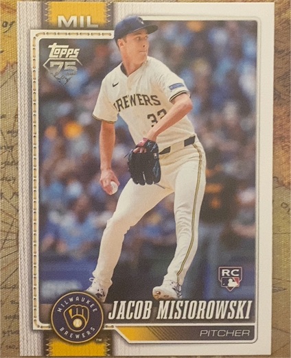 2026 Topps Series 1 #10 Jacob Misiorowski — front
