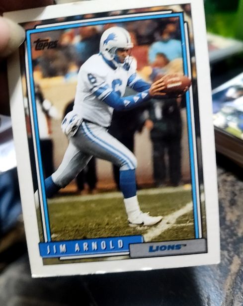1992 Topps #161 Jim Arnold — front