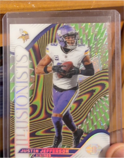 2024 Panini Illusions Illusionists #18 Justin Jefferson — front