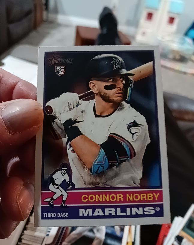 2025 Topps Heritage #136 Connor Norby — front