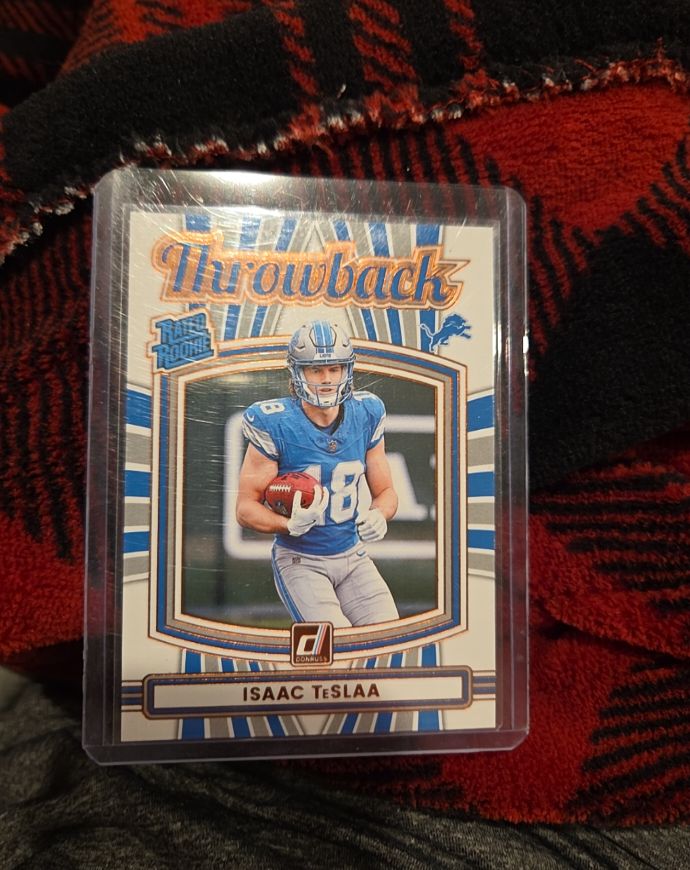2025 Donruss #22 Isaac TeSlaa Throwback Rookie — front