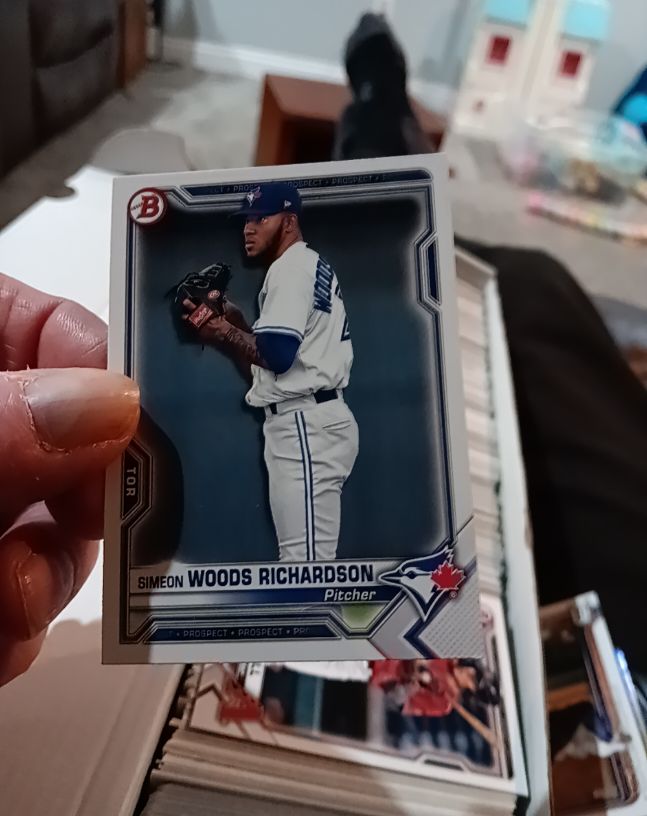 2021 Bowman #BP-95 Simeon Woods Richardson — front