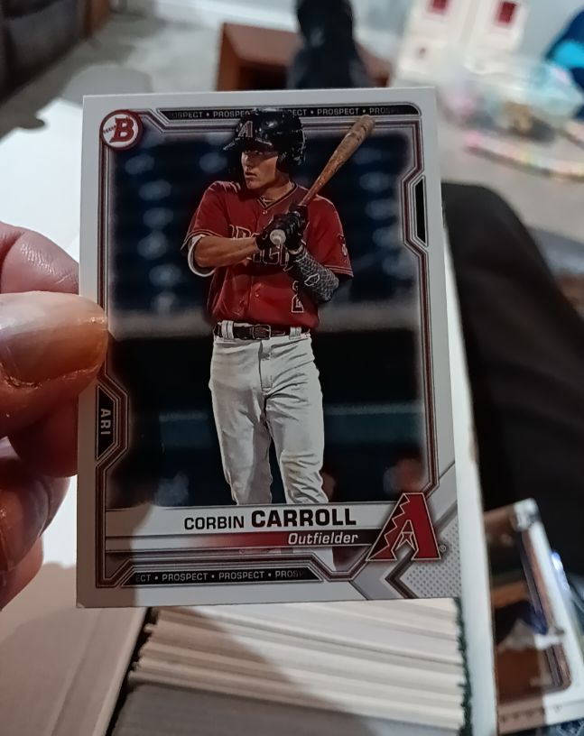 2021 Bowman Prospects #BP-142 Corbin Carroll — front