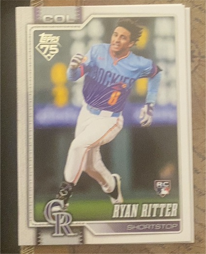 2026 Topps Series 1 #18 Ryan Ritter — front