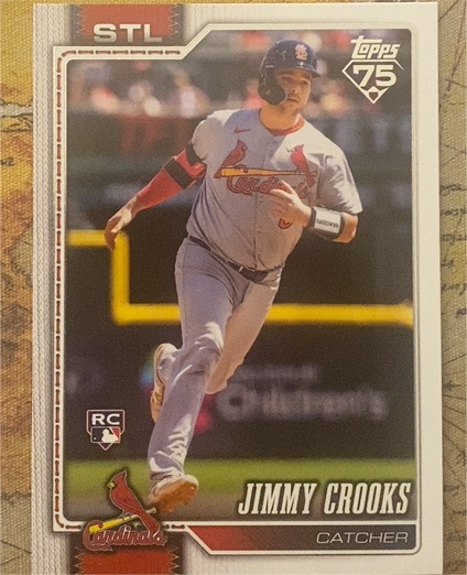 2026 Topps Series 1 #73 Jimmy Crooks — front