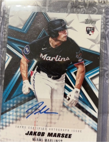 2026 Topps Series 1 #BSA-JMA Jakob Marsee — front