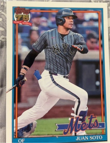 2026 Topps Series 1 1991 Topps #T91-82 Juan Soto — front