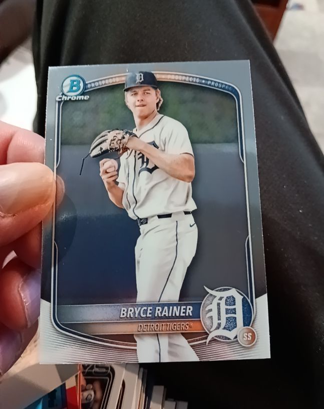 2025 Bowman Chrome Prospects #BCP-49 Bryce Rainer — front
