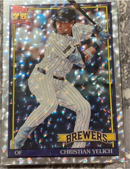 2024 Topps Series 1 #89B-43 Christian Yelich — front