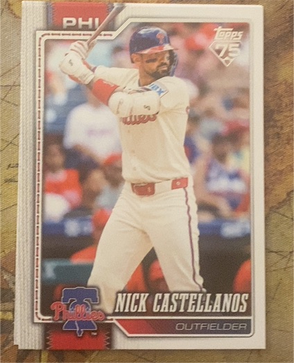 2026 Topps Series 1 #17 Nick Castellanos — front