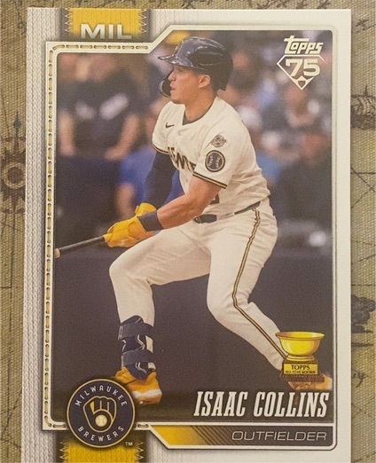 2026 Topps Series 1 #202 Isaac Collins — front