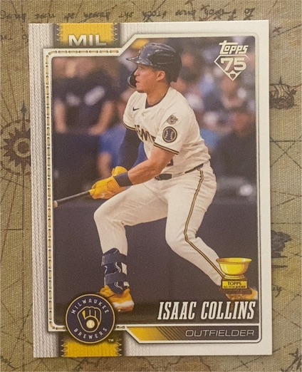 2026 Topps Series 1 #202 Isaac Collins — front