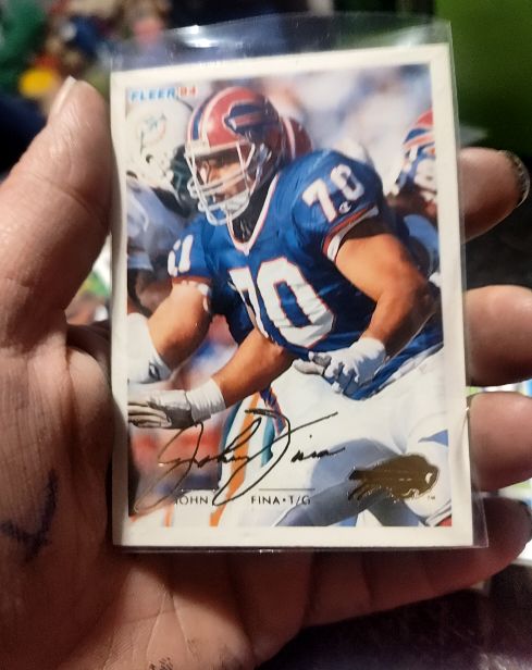 1994 Fleer #39 John Fina — front