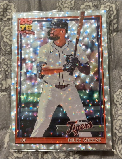 2026 Topps #T91-2 Riley Greene — front