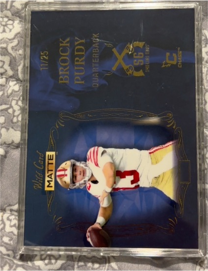 2022 Wild Card Matte Smoking Guns #SGU-11 Brock Purdy — front