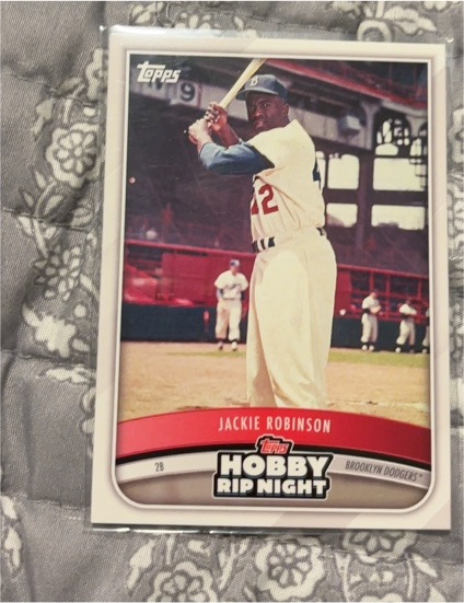 2025 Topps Hobby Rip Night #8 Jackie Robinson — front