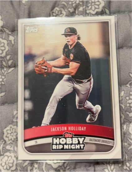 2025 Topps Hobby Rip Night #6 Jackson Holliday — front