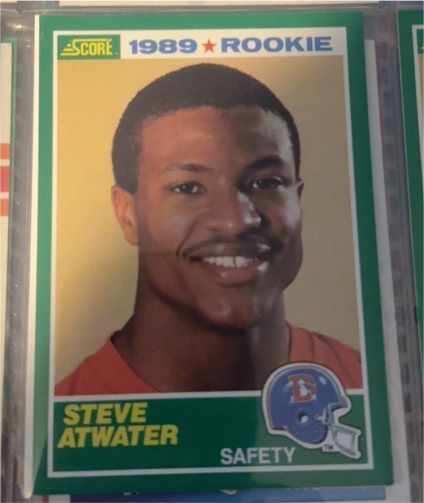1989 Score #263 Steve Atwater Rookie — front