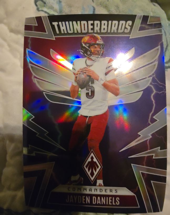 2025 Panini Phoenix #50 Jayden Daniels Thunderbirds — front