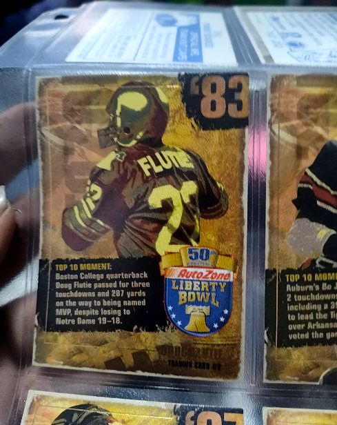 2008 AutoZone Liberty Bowl #6 Doug Flutie — front