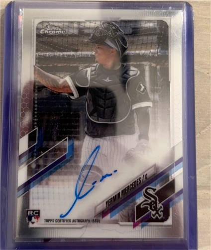 2021 Topps Chrome #RA-YM Yermin Mercedes — front