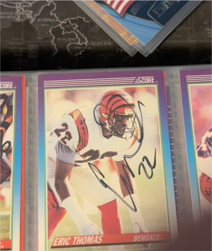 1990 Score #22 Eric Thomas — front