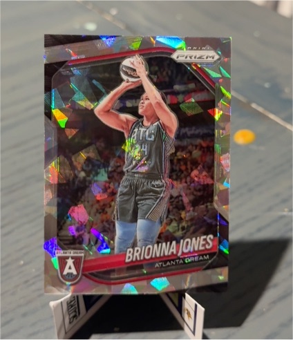 2025 Panini Prizm WNBA #107 Brionna Jones Cracked Ice Prizm — front