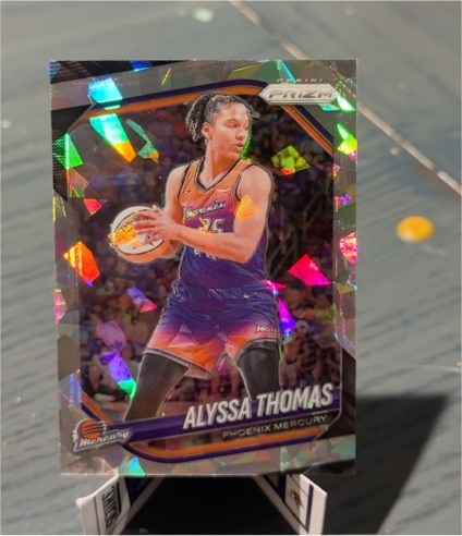 2025 Panini Prizm WNBA #44 Alyssa Thomas Cracked Ice — front