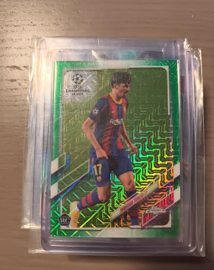 2020-21 Topps Chrome UEFA Champions League #4 Francisco Trincao — front