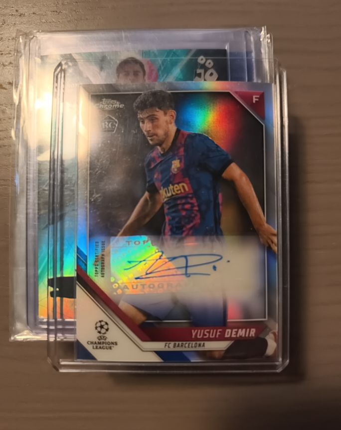 2021-22 Topps Chrome #CA-YD Yusuf Demir — front