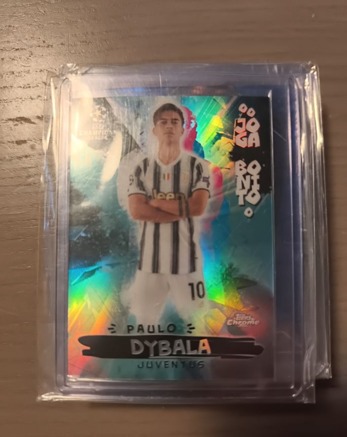2020-21 Topps Chrome UEFA Champions League Joga Bonito #JB-13 Paulo Dybala — front